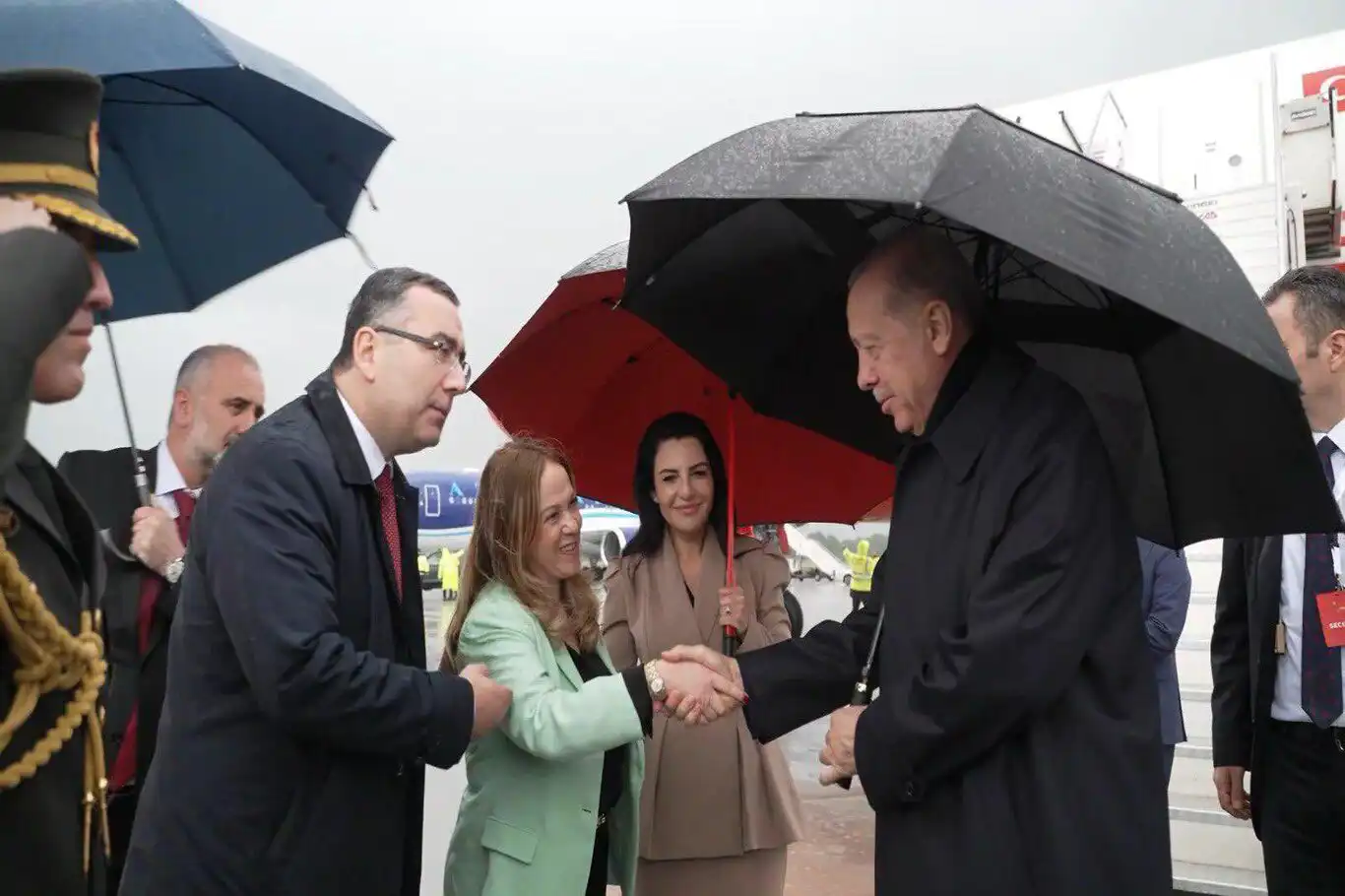 President Erdoğan arrives in Tirana for European Political Community summit