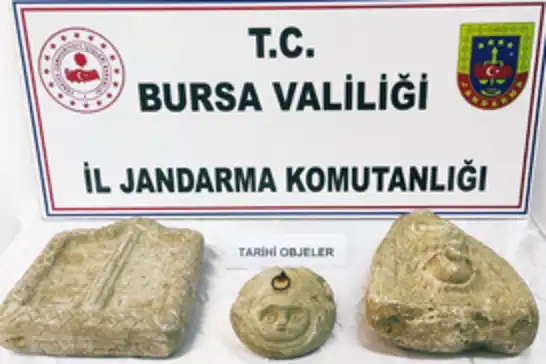 Bursa'da tarihi eser operasyonu: 2 gözaltı