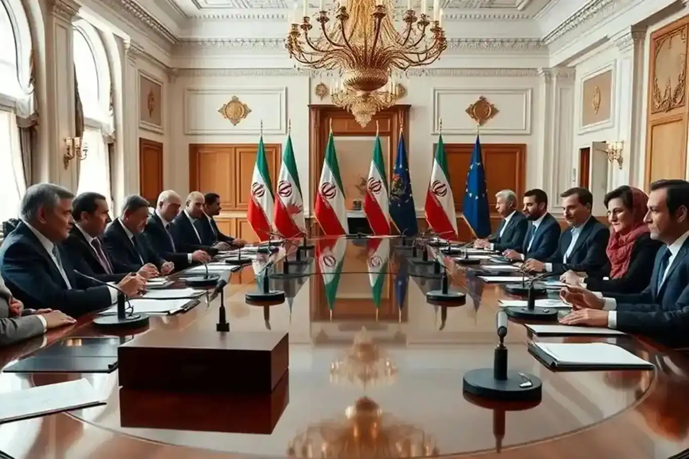 تركيا..انتهاء المحادثات النووية بين إيران والدول الأوروبية الثلاث في إسطنبول تركيا..انتهاء المحادثات النووية بين إيران والدول الأوروبية الثلاث في إسطنبول