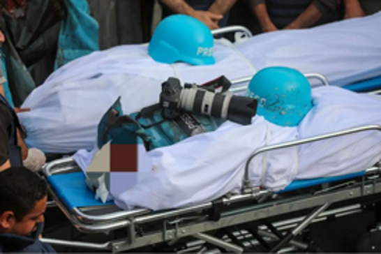 Israeli airstrikes kill three more Palestinian journalists in Gaza