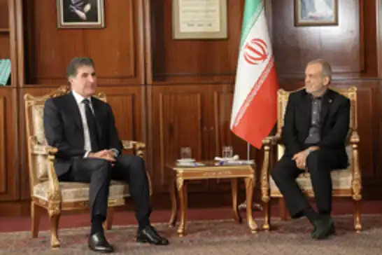 سەرۆکی هەرێمی کوردستان لەگەڵ سەرۆک کۆماری ئێران کۆبووەوە