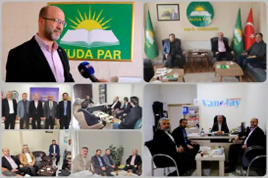 HÜDA PAR Medya Başkan Yardımcısı Tanrıkulu, Van'da medya temsilcilerini ziyaret etti