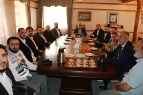 HÜDA PAR Chairman visits Ankara Palestine Solidarity Platform