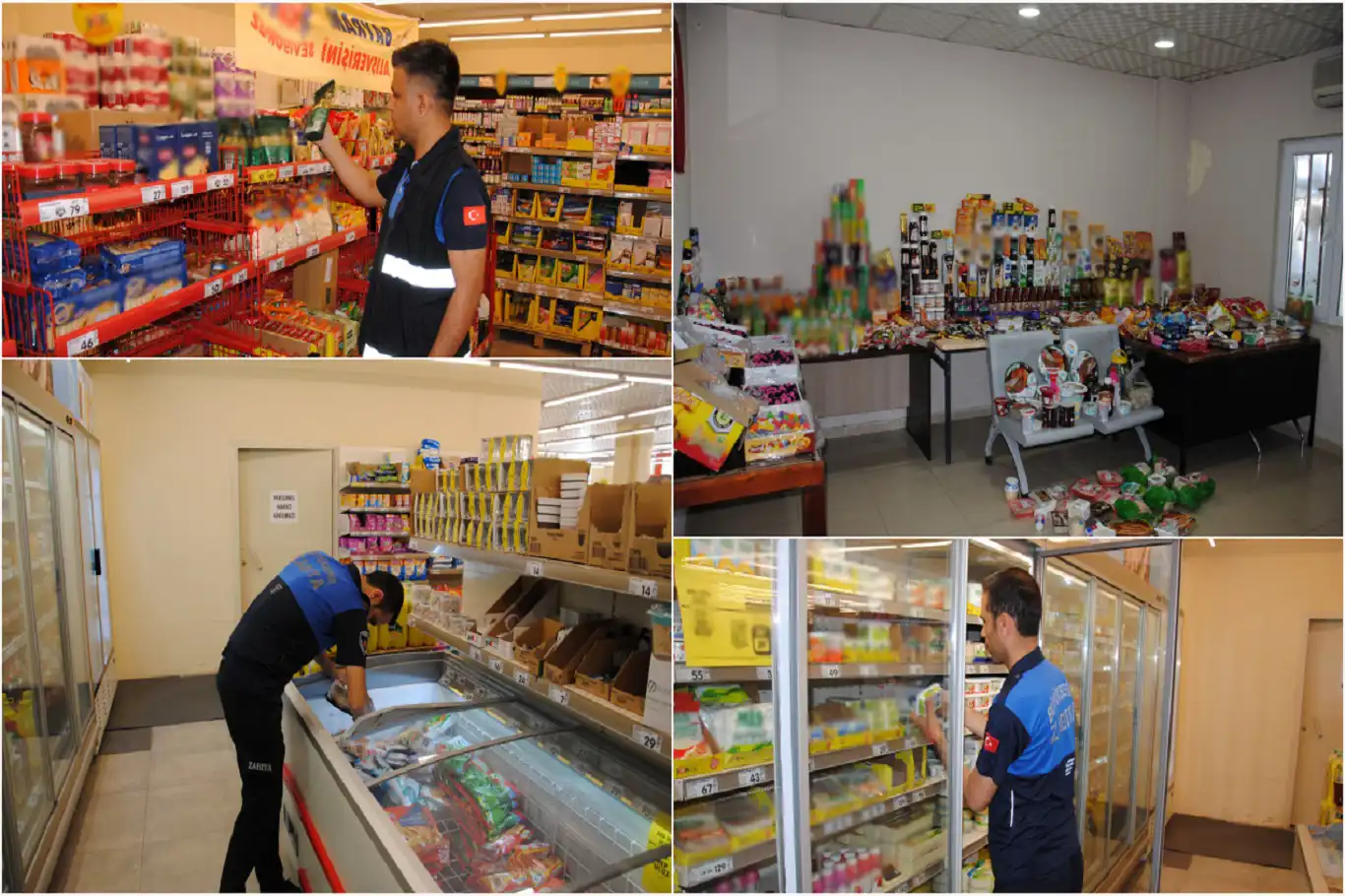 Şanlıurfa'da market denetiminde tarihi geçmiş gıda ürünleri ele geçirildi Şanlıurfa'da market denetiminde tarihi geçmiş gıda ürünleri ele geçirildi