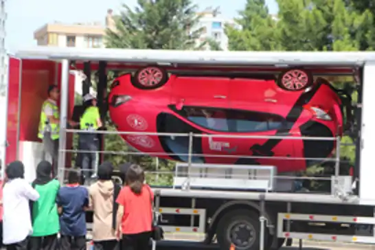 Mardin’de uygulamalı trafik eğitimi verildi