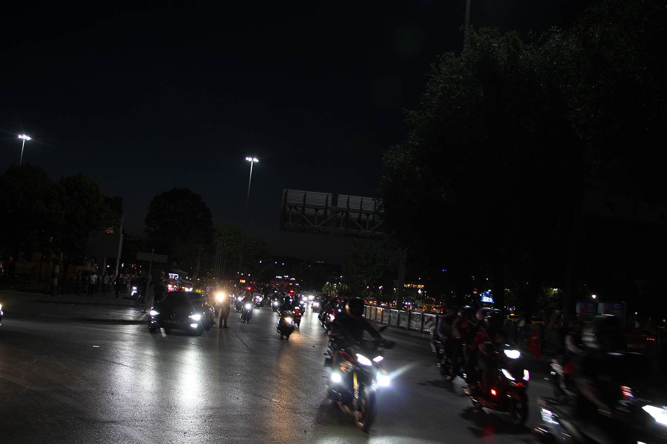 Gaziantep'te motosiklet sürücülerinden Gazze protestosu	