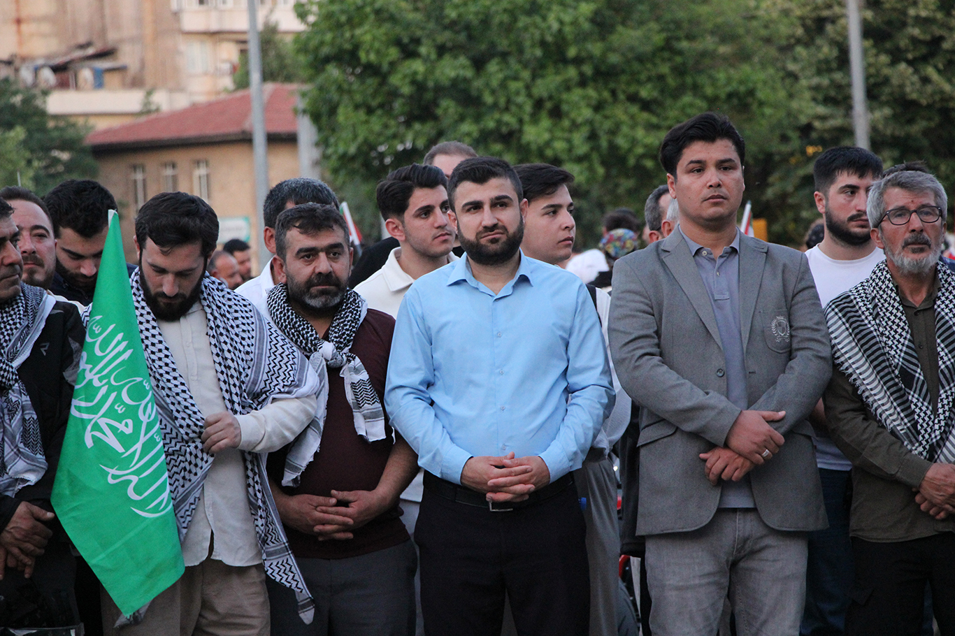 Gaziantep'te motosiklet sürücülerinden Gazze protestosu	