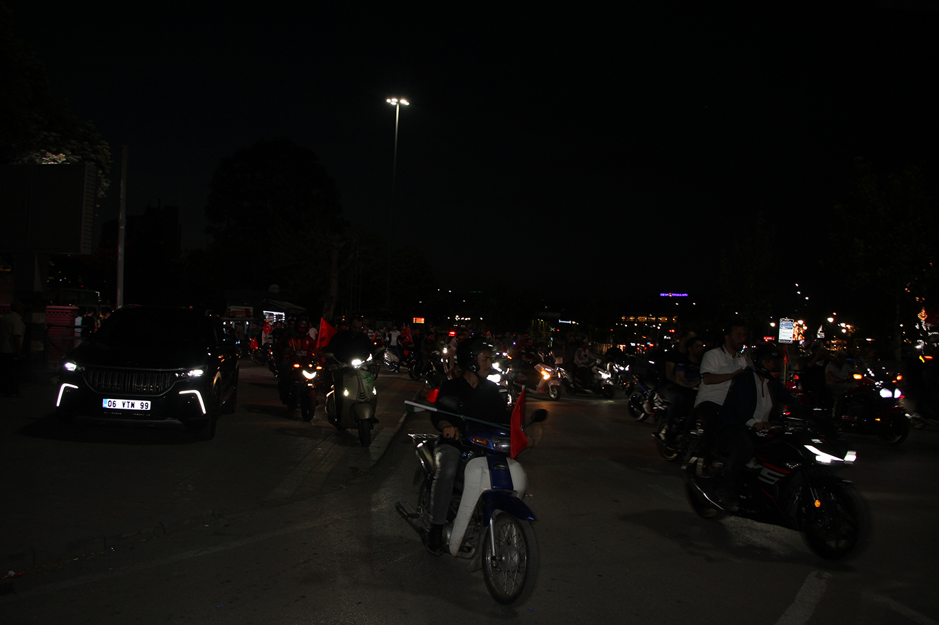 Gaziantep'te motosiklet sürücülerinden Gazze protestosu	