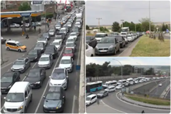 Seyrantepe trafiği adeta çileye dönüştü