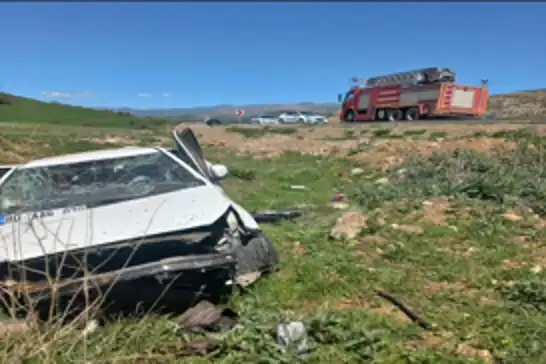 Bingöl’de kaza: 1 ölü, 2 yaralı