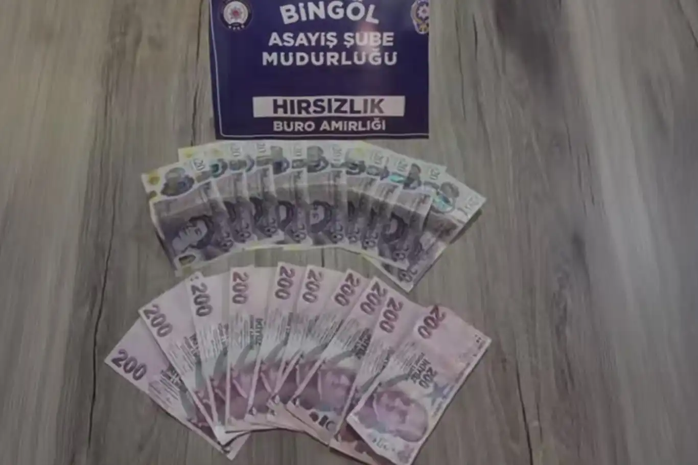 Bingöl'de hırsızlık zanlısı yakalandı Bingöl'de hırsızlık zanlısı yakalandı