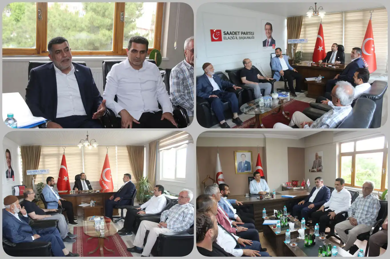 HÜDA PAR Elâzığ İl Başkanlığı'ndan siyasi partilere ziyaret HÜDA PAR Elâzığ İl Başkanlığı'ndan siyasi partilere ziyaret