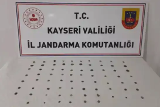Kayseri'de tarihi eser operasyonu: 1 gözaltı
