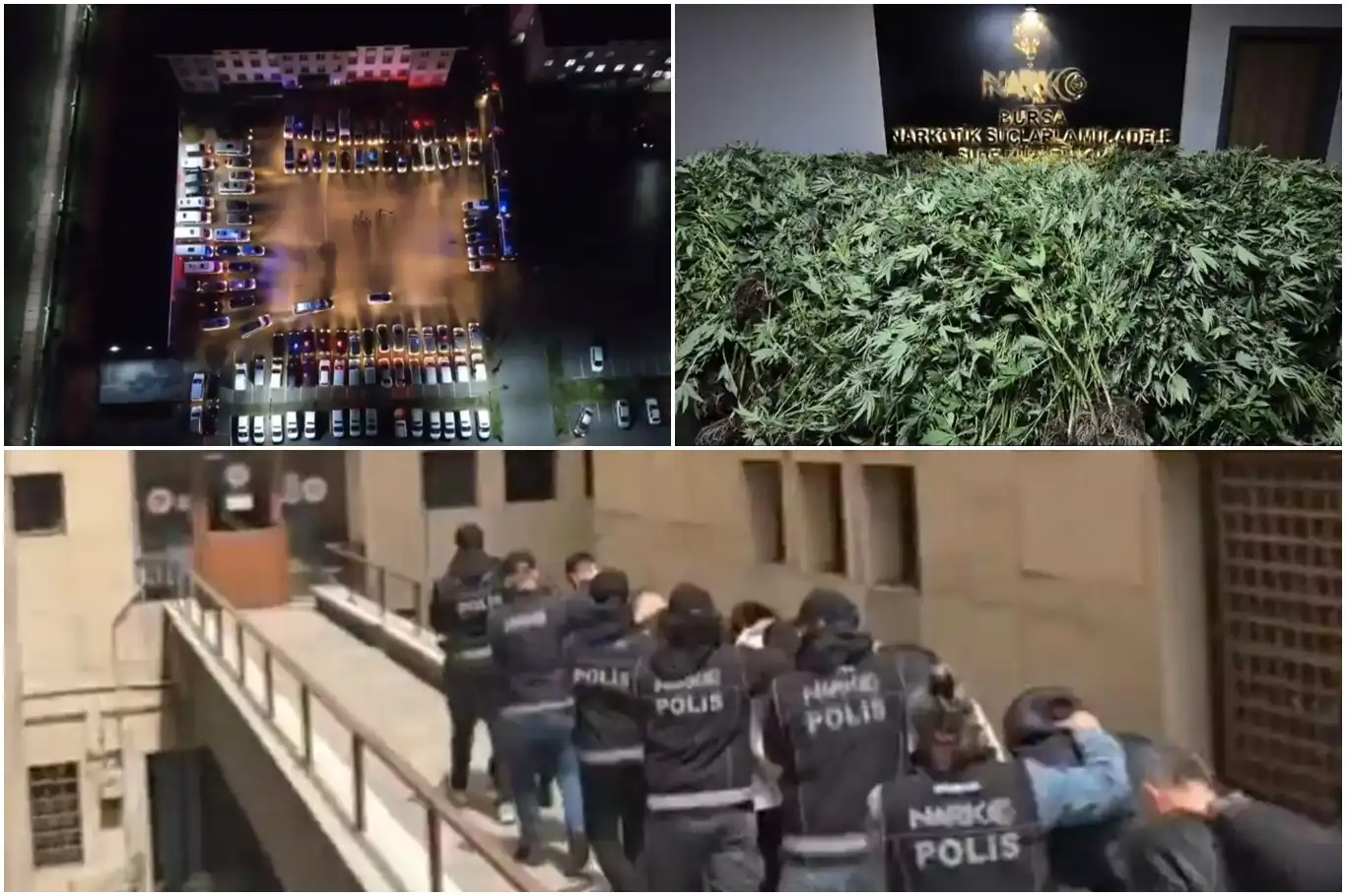 Bursa'da uyuşturucu operasyonu: 34 tutuklama Bursa'da uyuşturucu operasyonu: 34 tutuklama