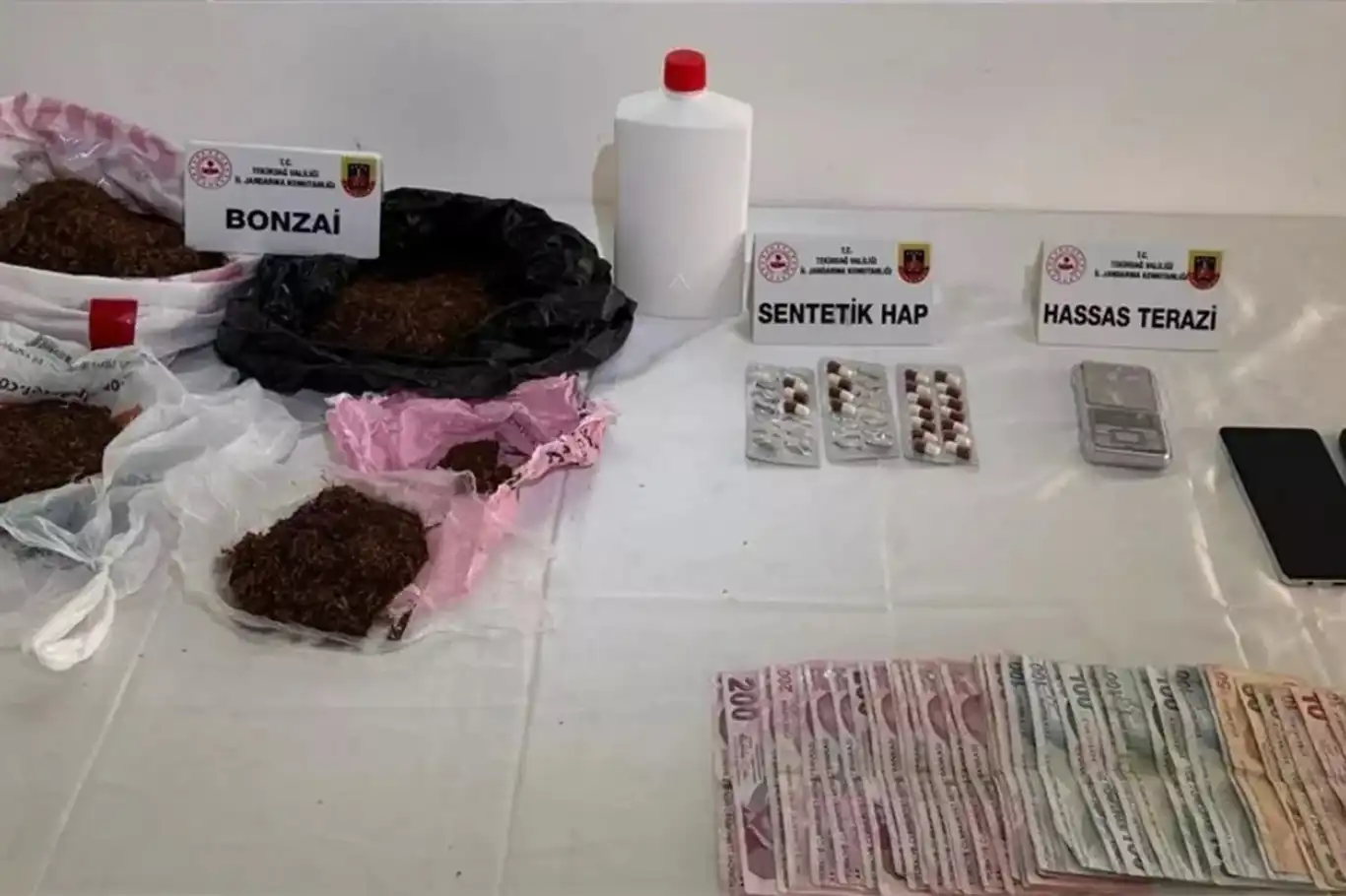 Tekirdağ'da uyuşturucu operasyonu: 4 tutuklama