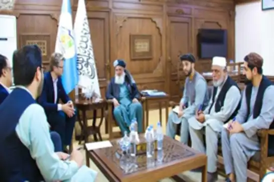 Afghanistan, UK organization discuss economic and environmental cooperation