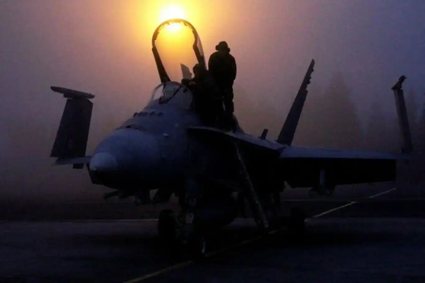 تحطم طائرة حربية في فنلندا