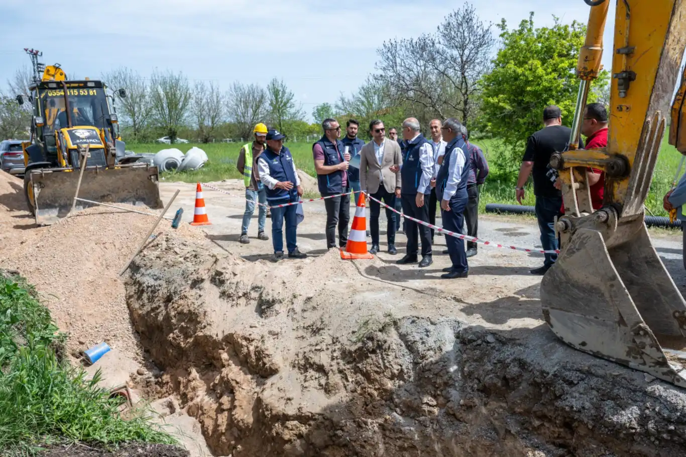 Hatunsuyu Mahallesi'ne 4 kilometrelik kanalizasyon hattı