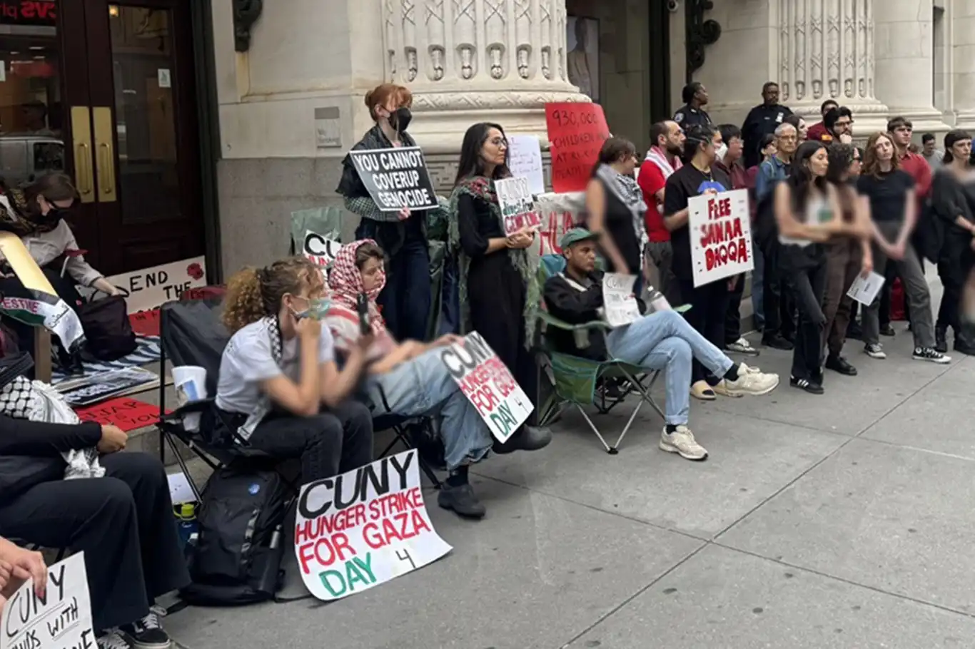 CUNY hunger strike enters day four in defiant solidarity with Gaza CUNY hunger strike enters day four in defiant solidarity with Gaza