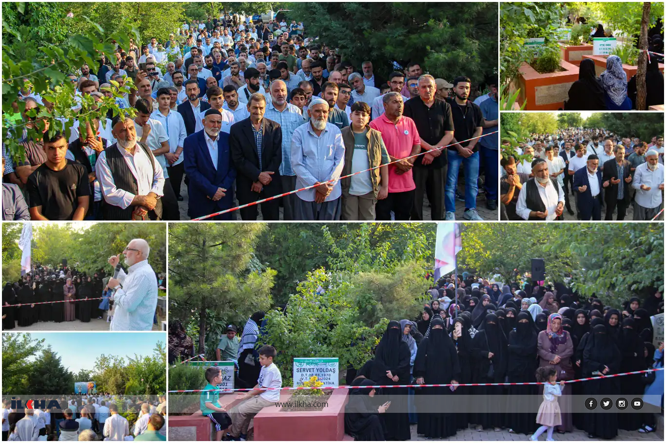 Şehîd Aytaç Baran di salvegera şehadeta xwe de li ser gora xwe hat yadkirin