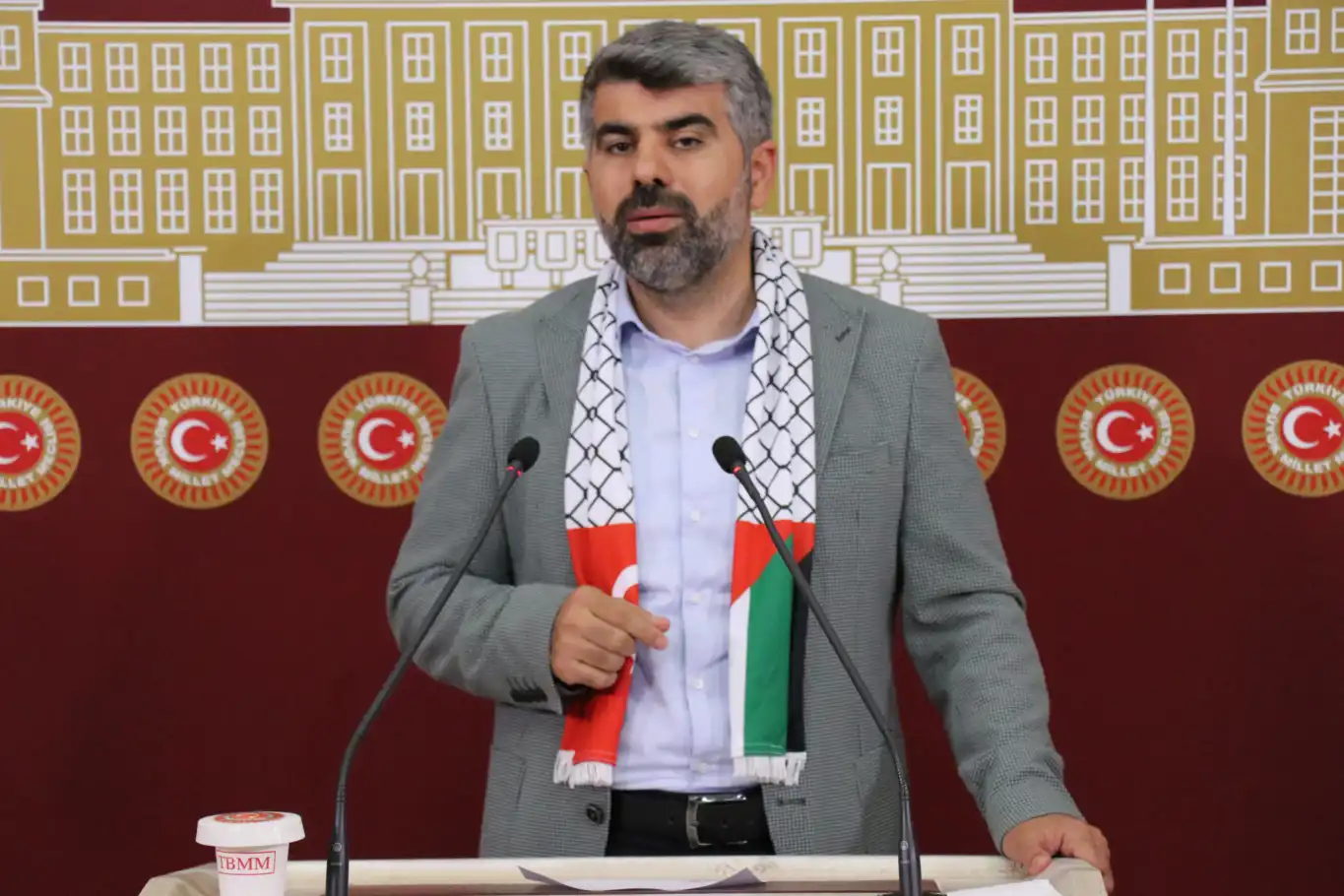 HÜDA PAR Milletvekili Dinç: Yardım filolarının güvenliği savaş gemileriyle sağlanmalı HÜDA PAR Milletvekili Dinç: Yardım filolarının güvenliği savaş gemileriyle sağlanmalı