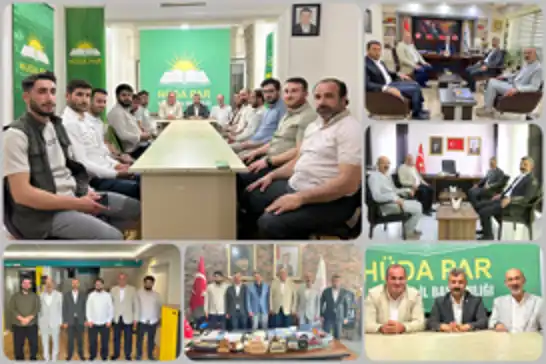 HÜDA PAR Heyeti Eskişehir'de temaslarda bulundu