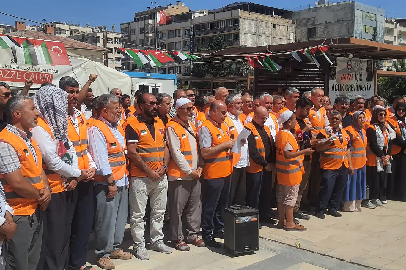 Gazze için başlatılan açlık grevi sona erdi: Tarihin doğru yerindeyiz