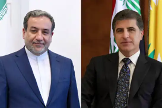 نێچيرڤان بارزانى و وه‌زيرى ده‌رەوه‌ى ئێران، دۆخى ناوچه‌كه‌ تاوتوێ ده‌كه‌ن