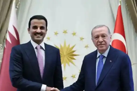 الرئيس أردوغان وأمير قطر يبحثان هجمات الاحتلال على إيران