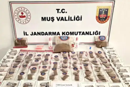 Muş'ta uyuşturucu operasyonu: 2 tutuklama