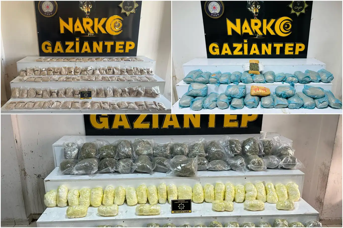 Gaziantep'te uyuşturucuyla mücadelede bin 505 kişi yakalandı Gaziantep'te uyuşturucuyla mücadelede bin 505 kişi yakalandı