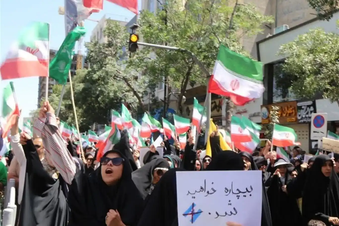 Millions in Iran march against Israeli aggression Millions in Iran march against Israeli aggression