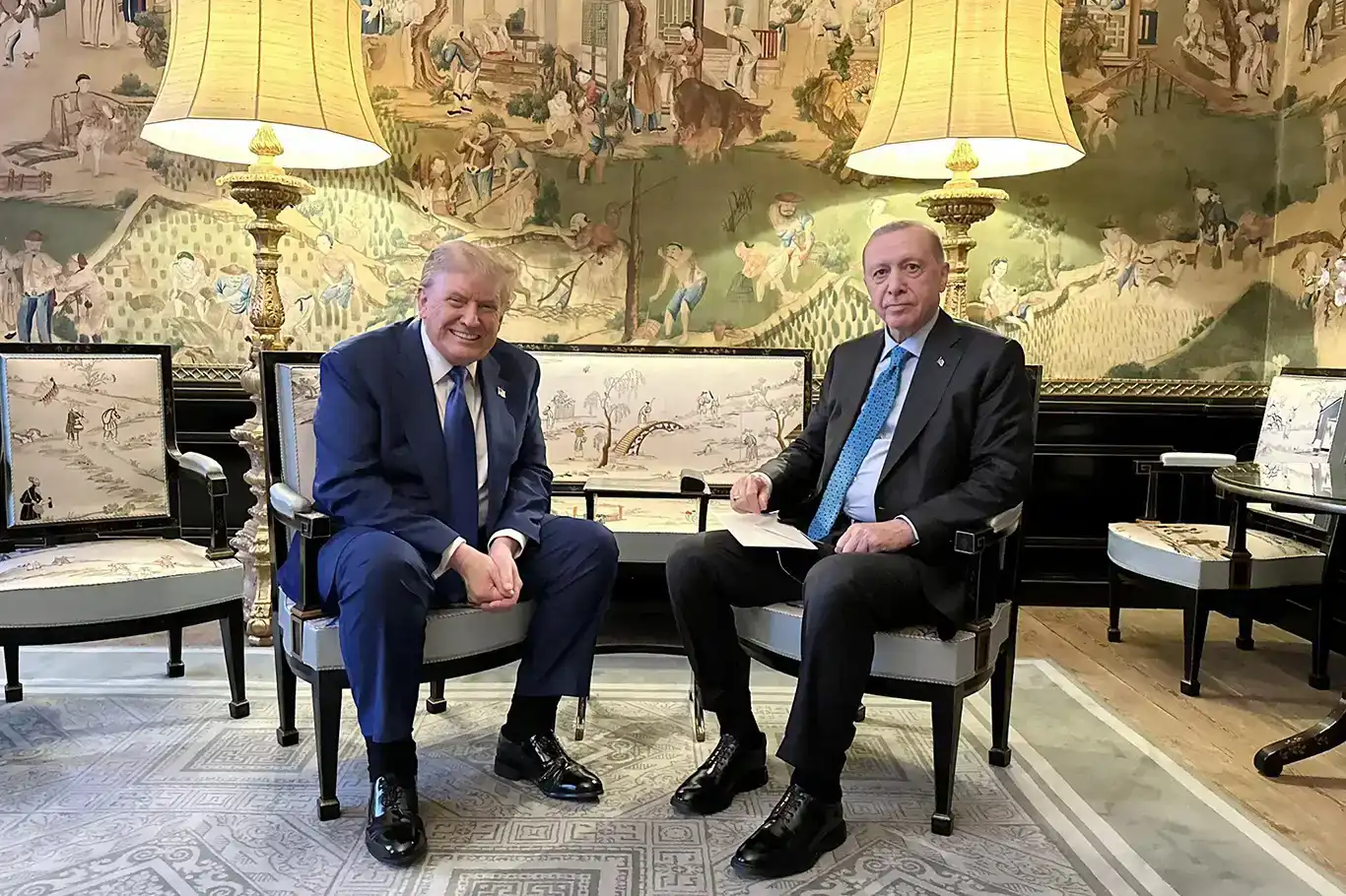 Serokkomar Erdogan, bi Trumpê re hevdîtinê kir Serokkomar Erdogan, bi Trumpê re hevdîtinê kir