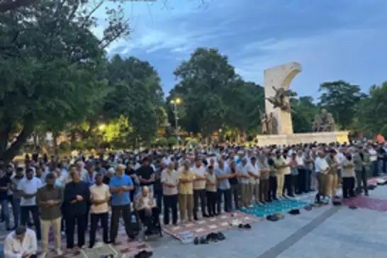 Saraçhane'de Gazze için kunut duası