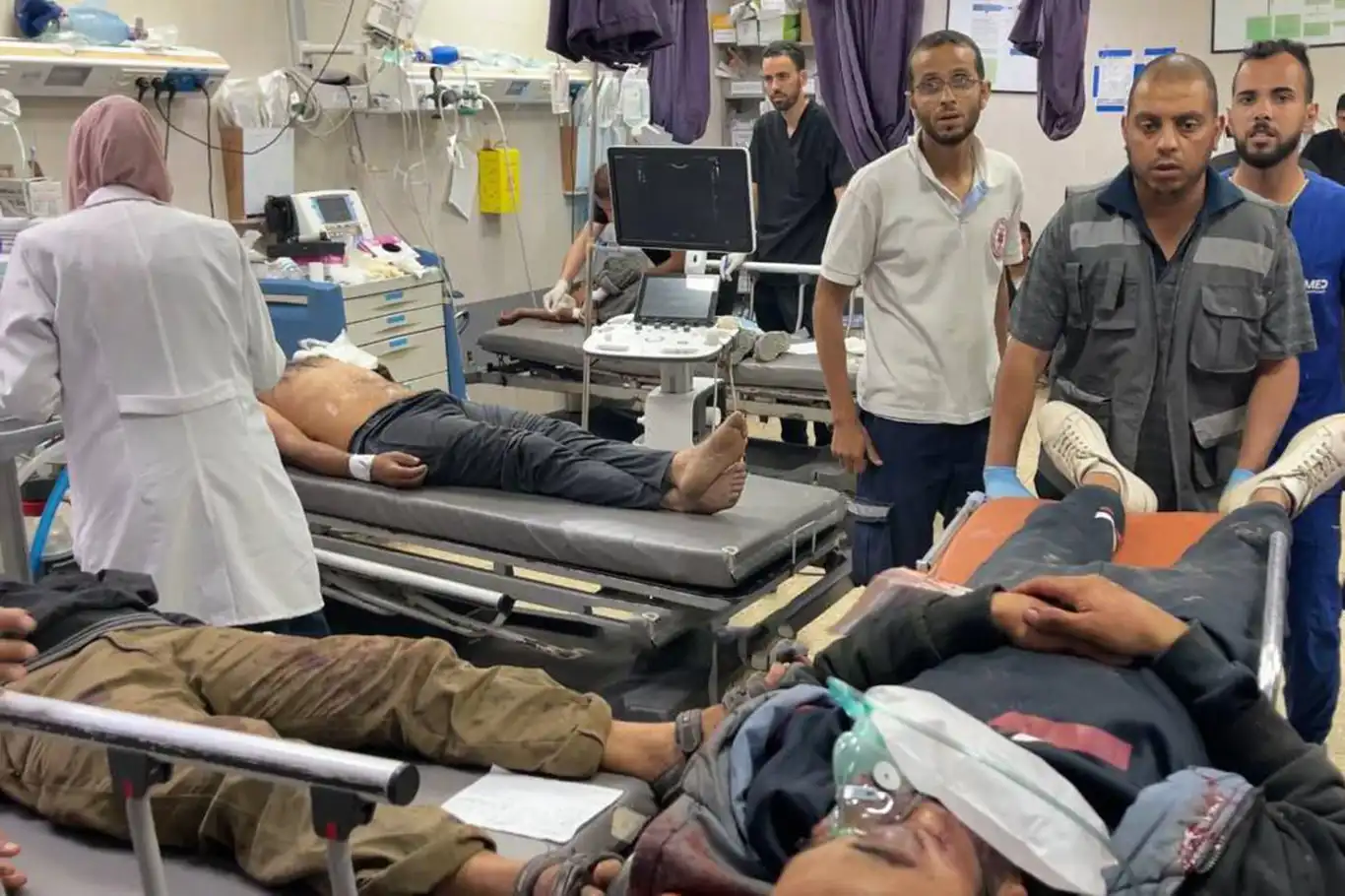 Yardım sırasındaki katliam tekrarlandı: 23 şehit, 200 yaralı Yardım sırasındaki katliam tekrarlandı: 23 şehit, 200 yaralı