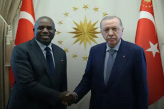 Erdoğan meets with UK Foreign Secretary David Lammy in Ankara