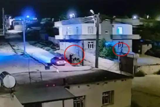 Çınar’daki silahlı saldırıya ait güvenlik kamerası görüntüleri ortaya çıktı