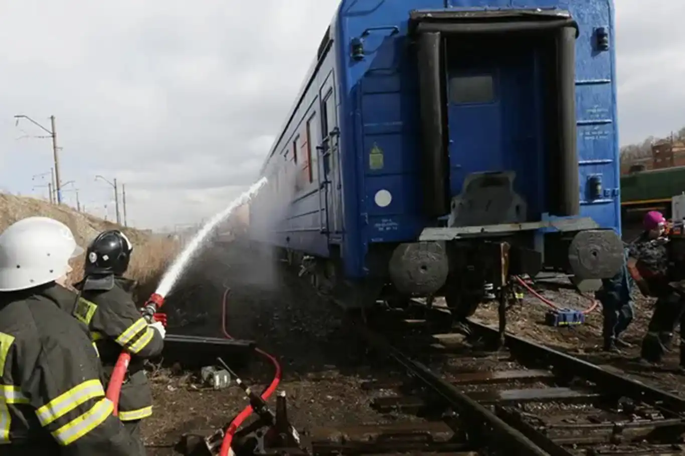 Rusya’da tren hattında patlama Rusya’da tren hattında patlama