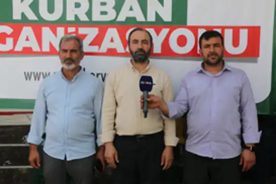 Umut Kervanı Şanlıurfa’da kurban kesimi gerçekleştirdi
