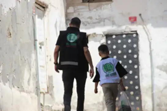 Umut Kervanı Cizre'de binlerce aileye kurban eti ulaştırdı