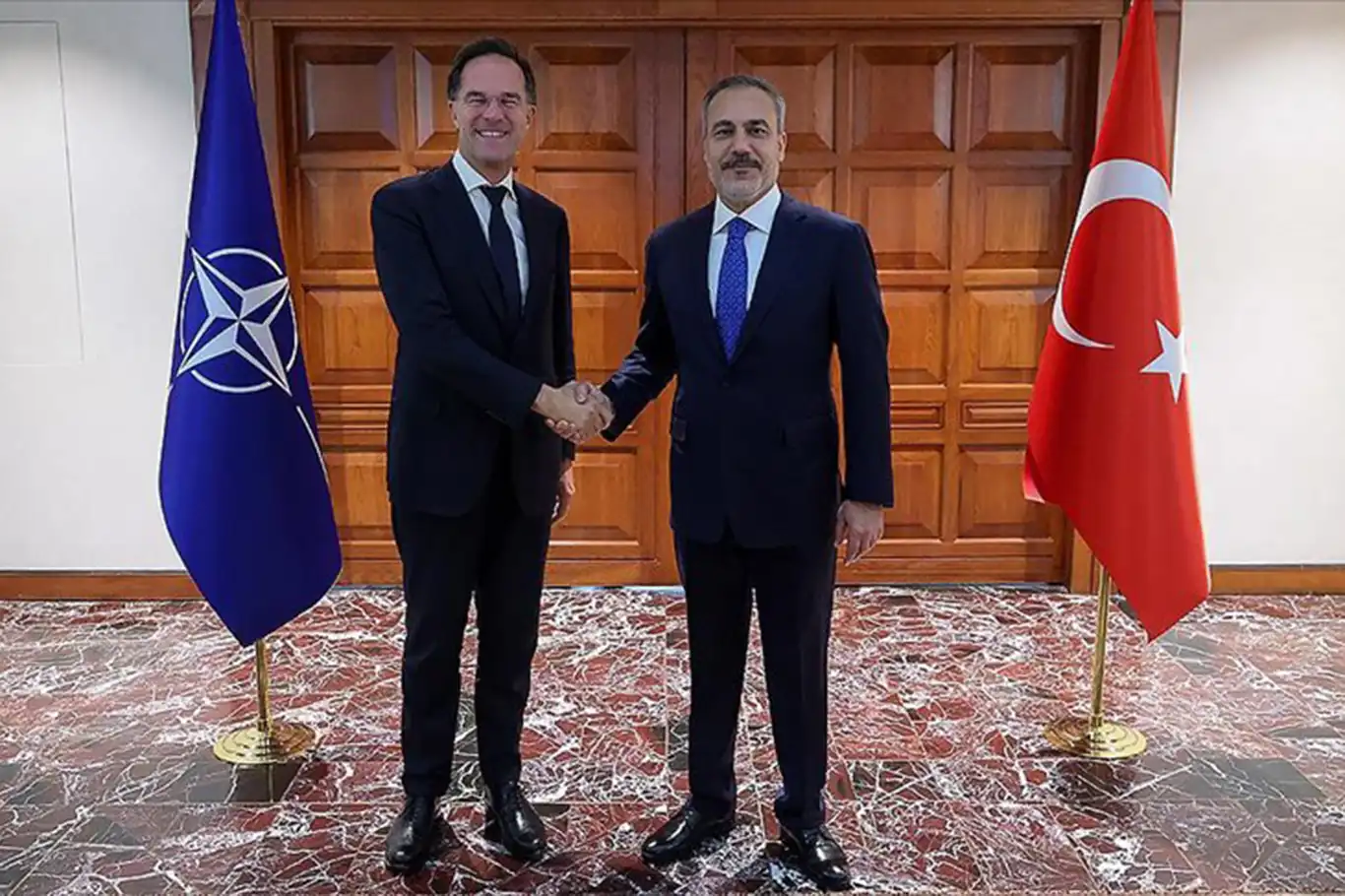 Dışişleri Bakanı Fidan, NATO Genel Sekreteri Rutte ile görüştü
