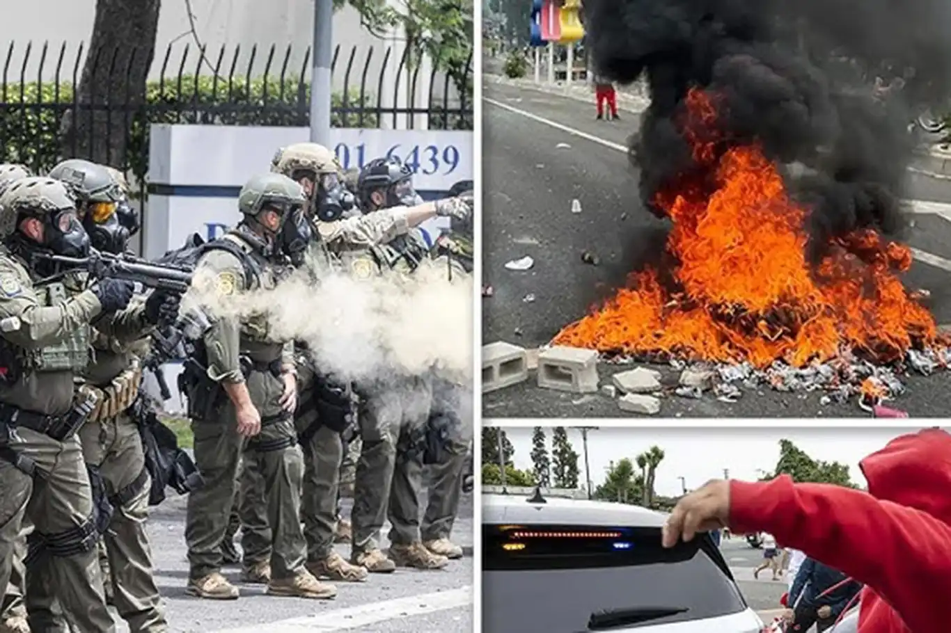 Los Angeles protestoları New York'a da sıçradı: Onlarca gözaltı Los Angeles protestoları New York'a da sıçradı: Onlarca gözaltı