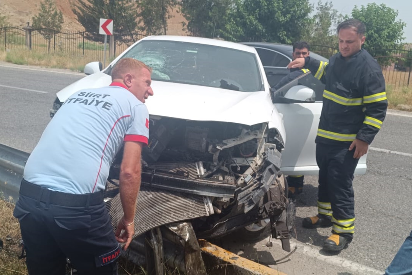 Kezer Köprüsü’nde kaza: Bir yaralı