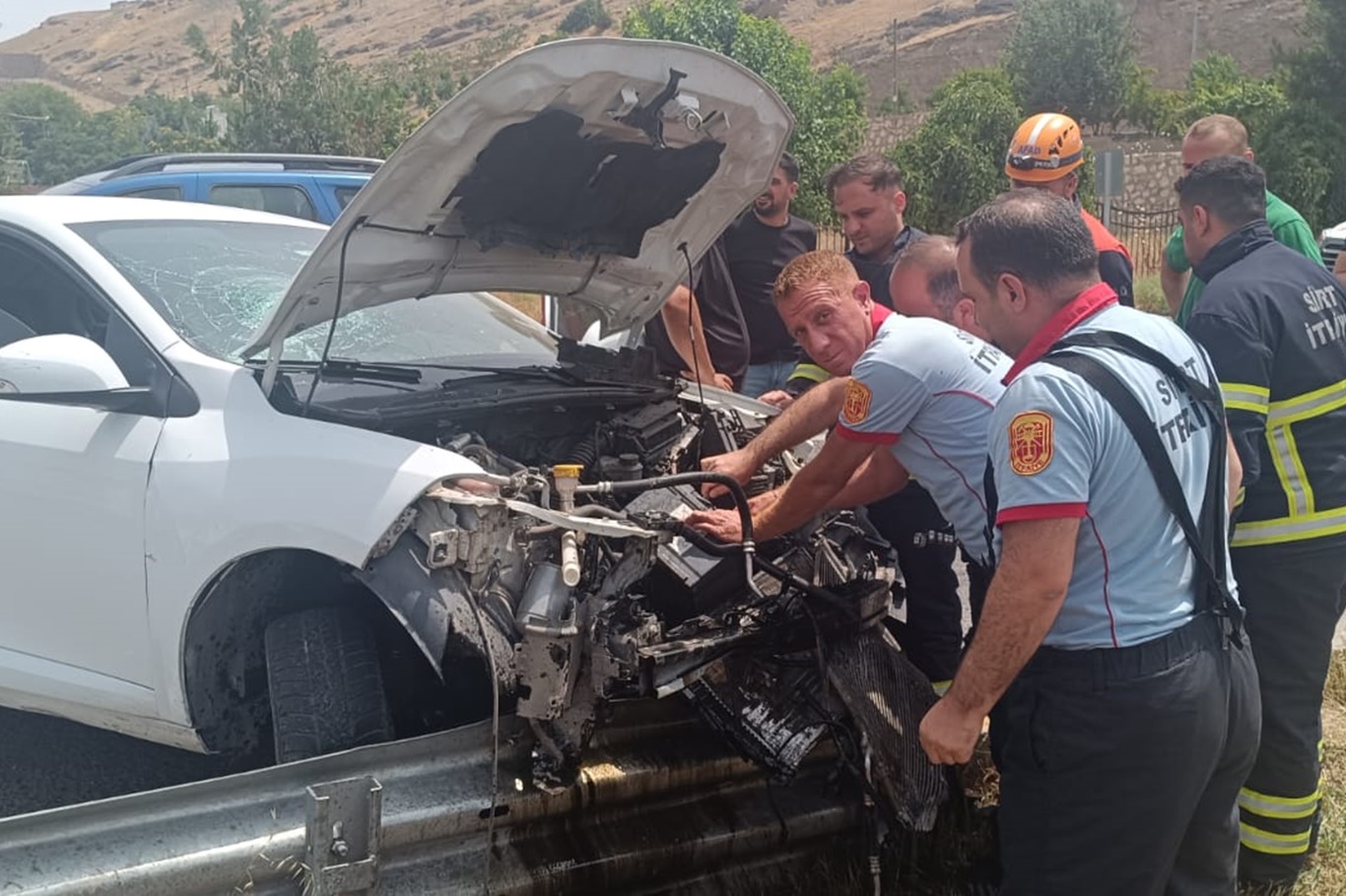 Kezer Köprüsü’nde kaza