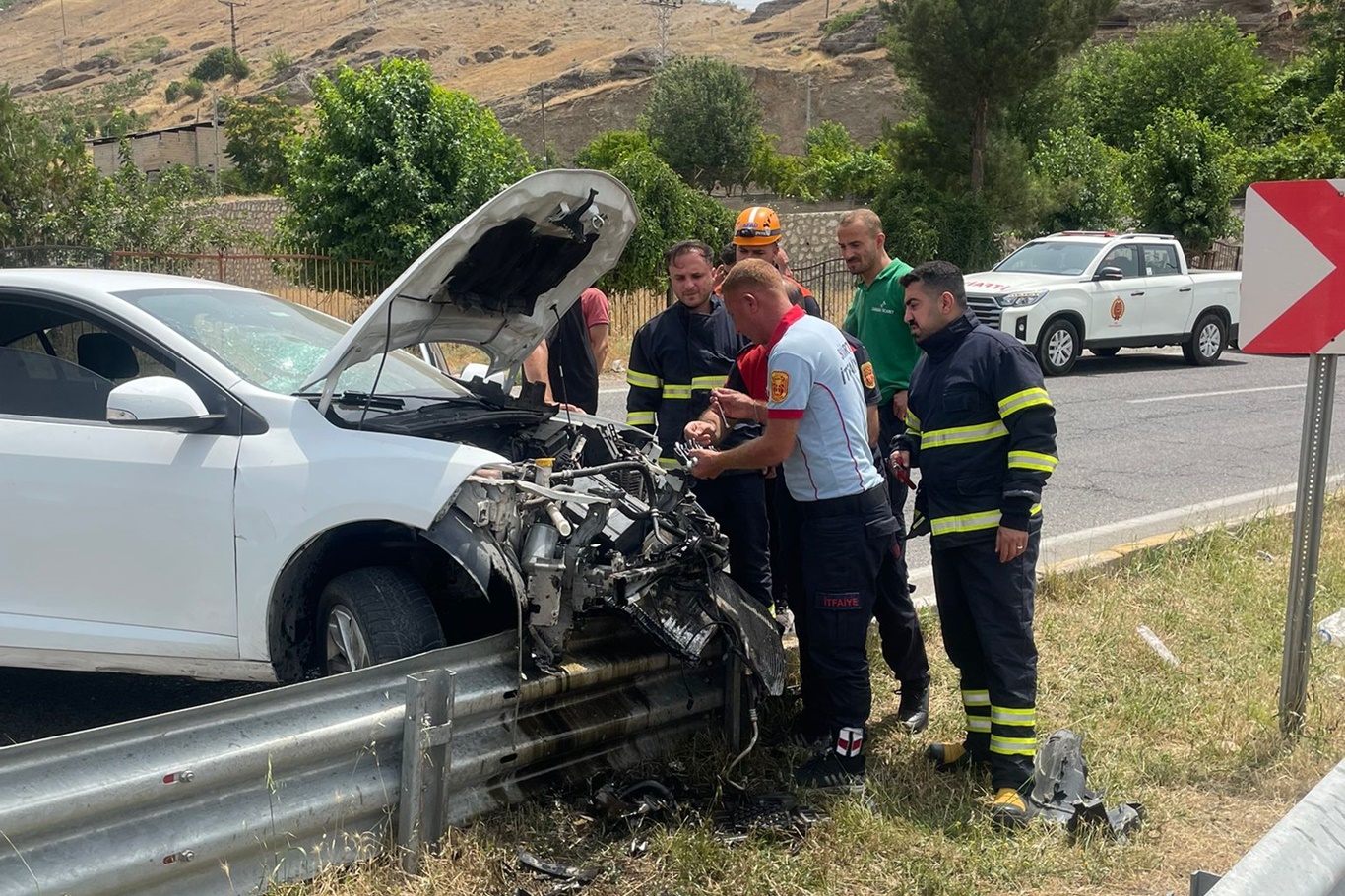 Kezer Köprüsü’nde kaza