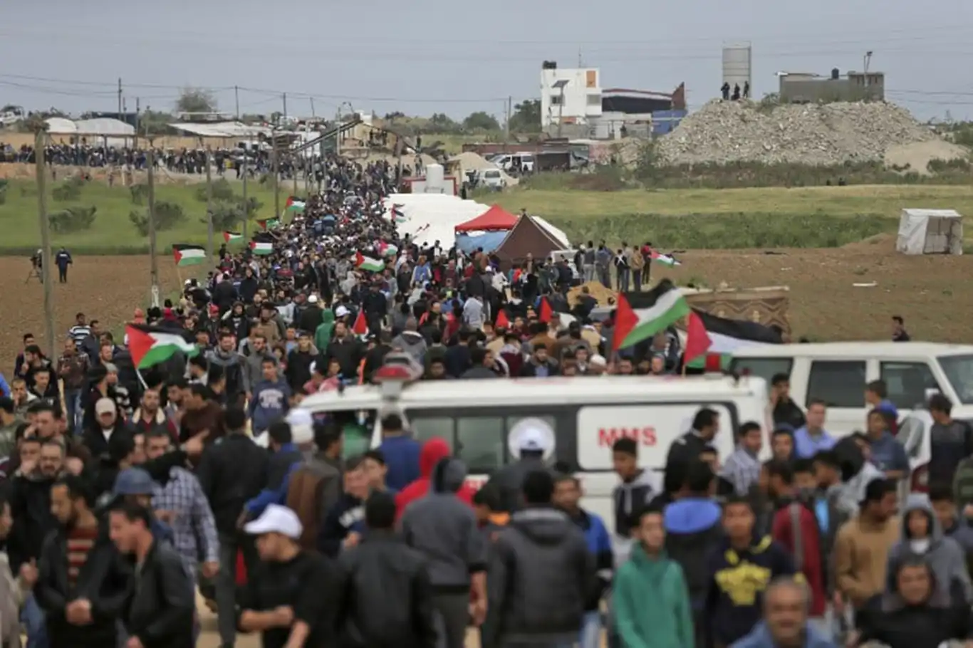 Thousands march toward Rafah in historic global show of solidarity with besieged Gaza Thousands march toward Rafah in historic global show of solidarity with besieged Gaza