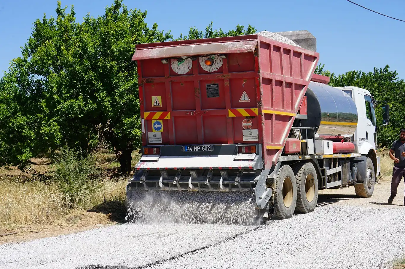 Yeşilyurt Belediyesi'nden kırsalda yol çalışması Yeşilyurt Belediyesi'nden kırsalda yol çalışması