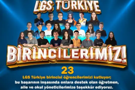 Gaziantep’ten LGS’de 23 Türkiye birincisi