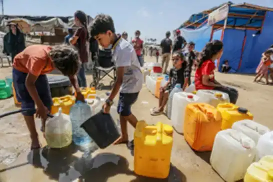 UNRWA: Gazze'de temiz su krizi salgın felaketine yol açacak