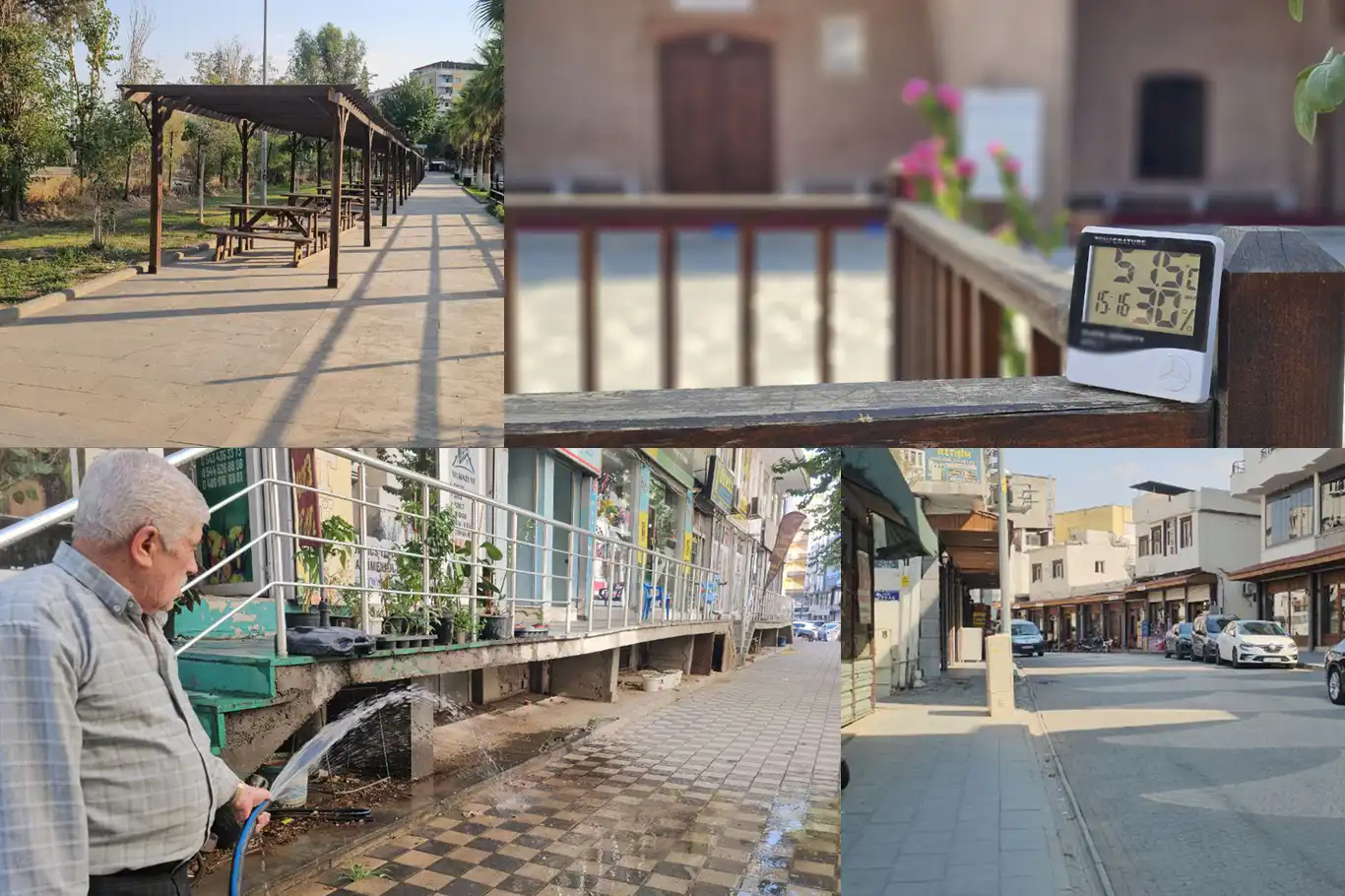 Cizre'de termometreler 50 dereceyi gösterdi Cizre'de termometreler 50 dereceyi gösterdi